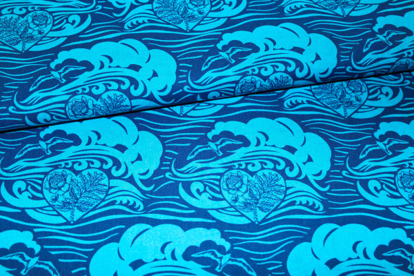 Designer- Baumwollstoff Chicago Breeze (10 cm)